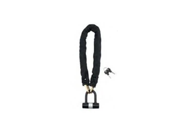 Chaîne de vélo en acier avec tissu